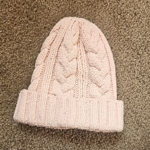 a new day Pink Cable Knit Beanie